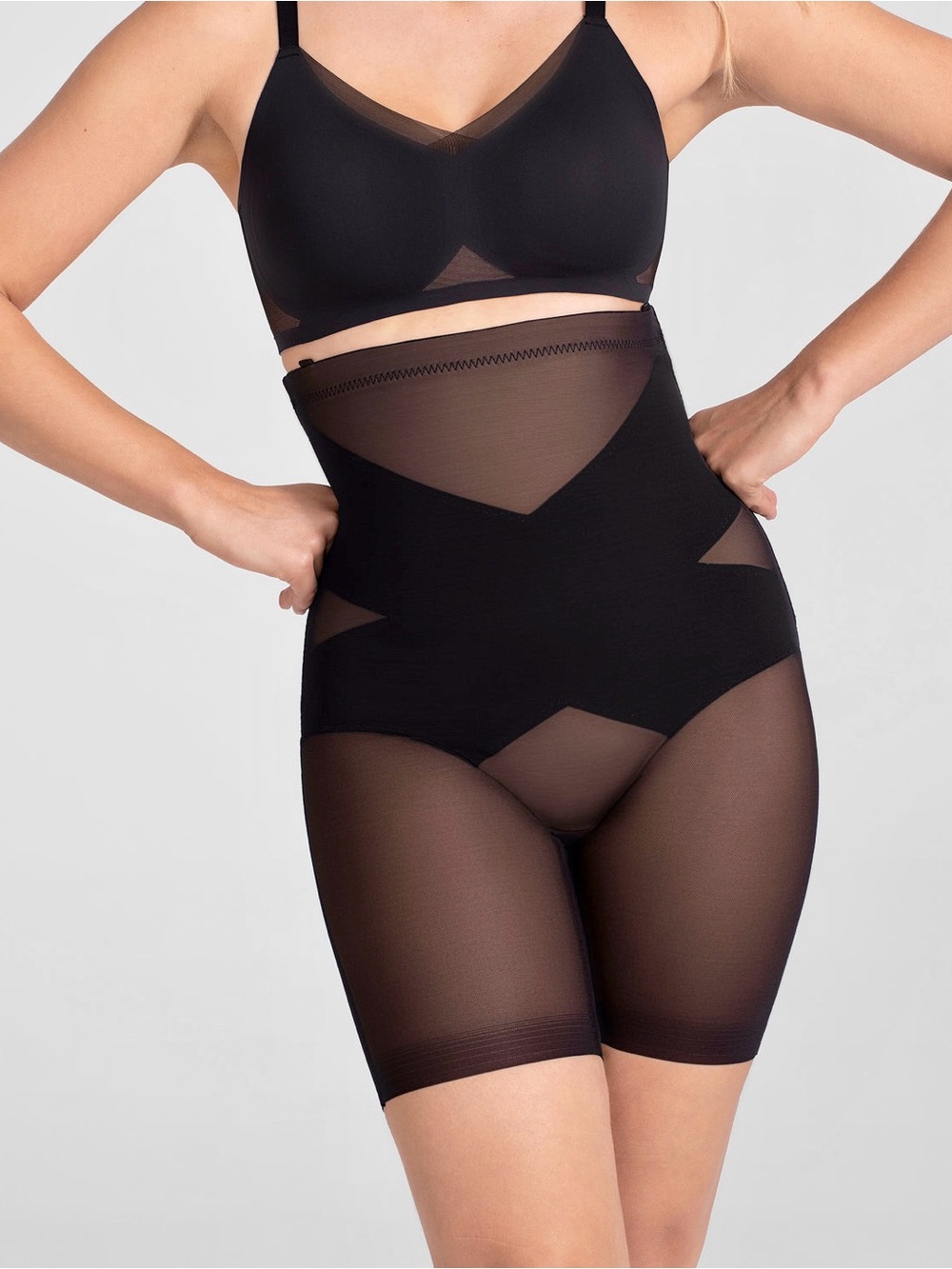 Honeylove SuperPower Shorts All-Over Sculpt Targeted Compression Shape Wear